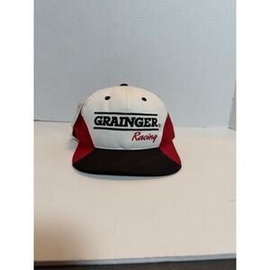 Vintage Checkered Flag Sports Grainger Racing NASCAR Snapback Hat